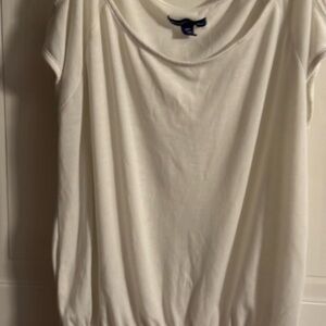 American Eagle Outfitters Cream Women's Blouse